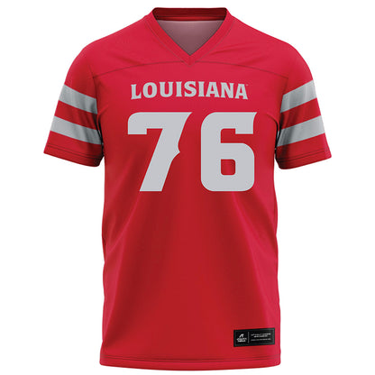 Louisiana - NCAA Football : Matthew Broussard - Football Jersey Red