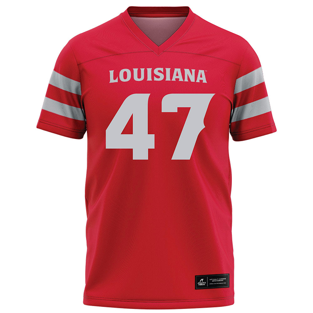 Louisiana - NCAA Football : Maurice Brown Jr - Red Football Jersey-0