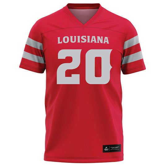 Louisiana - NCAA Football : Trae Tomlinson - Red Football Jersey-0