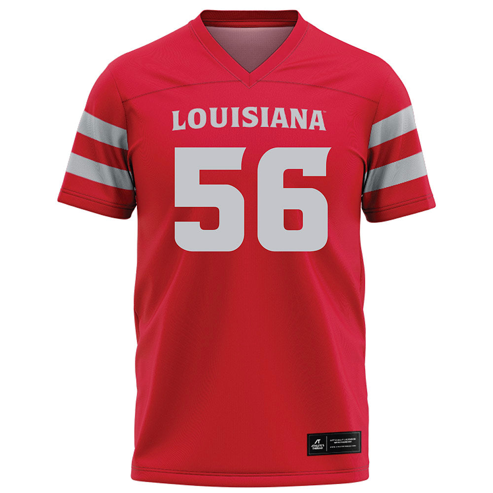 Louisiana - NCAA Football : Korbin Ashmore - Red Football Jersey-0