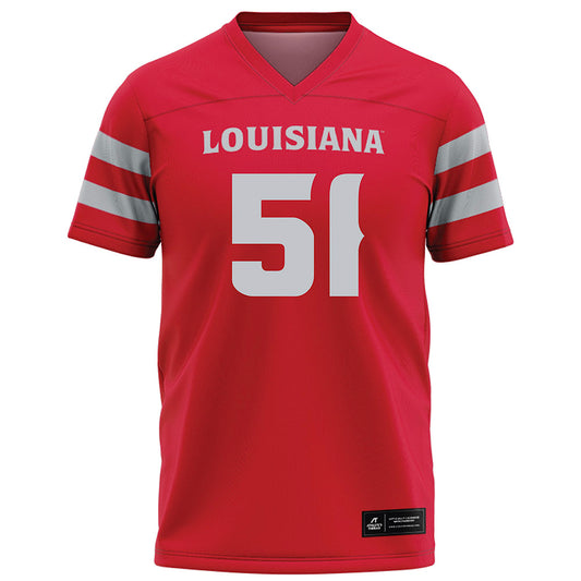 Louisiana - NCAA Football : Hayden Darbonne - Red Football Jersey-0