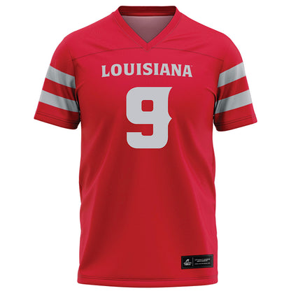 Louisiana - NCAA Football : Trenton Chaney - Red Football Jersey-0