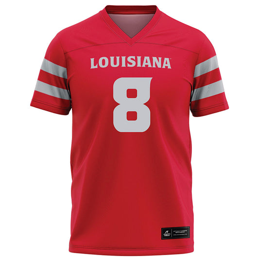 Louisiana - NCAA Football : Kody Jackson - Red Football Jersey-0