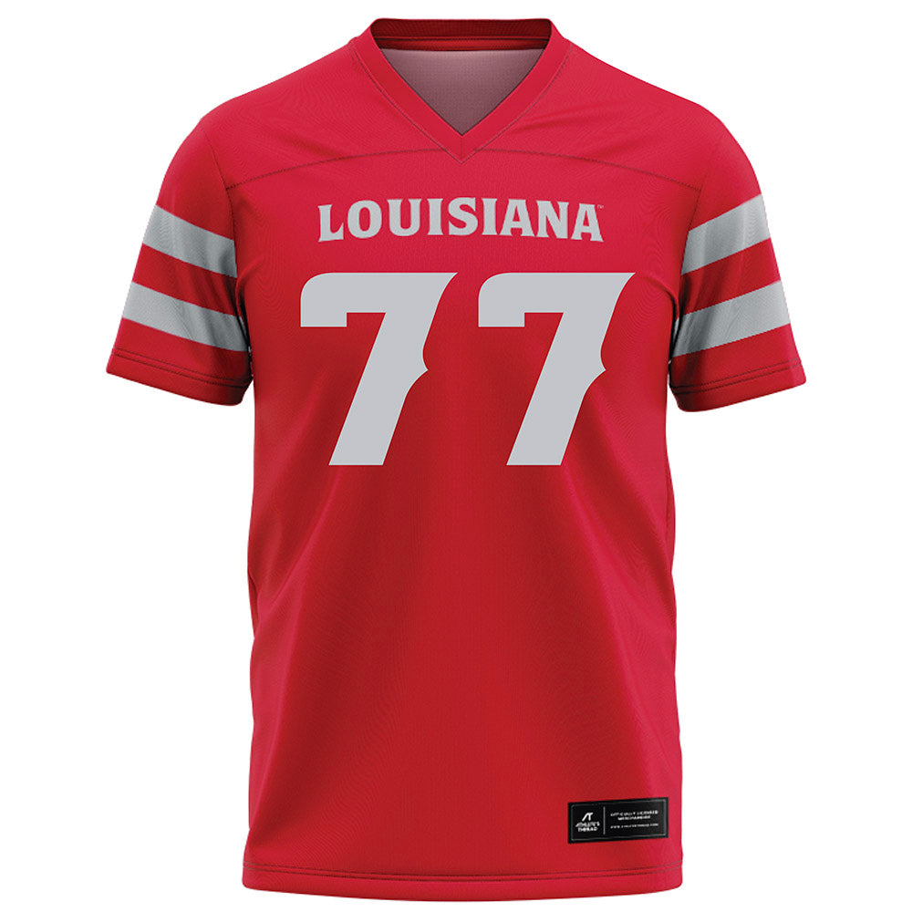 Louisiana - NCAA Football : Jakoby Isom - Red Football Jersey-0