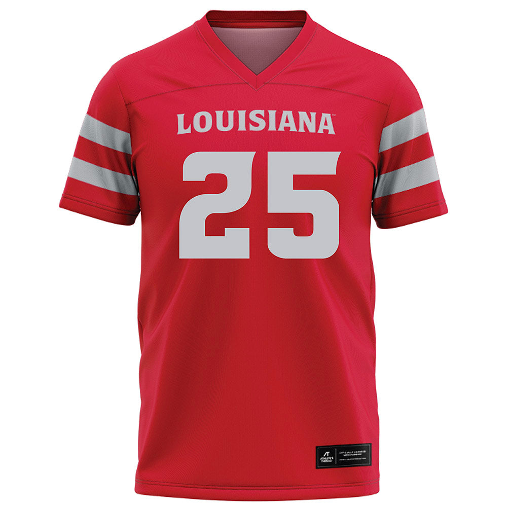 Louisiana - NCAA Football : Hutch Swilley - Red Football Jersey-0