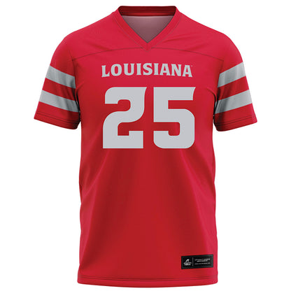Louisiana - NCAA Football : Hutch Swilley - Red Football Jersey-0