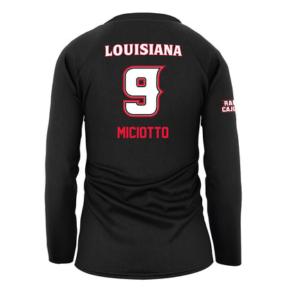 Louisiana - NCAA Women's Volleyball : Kylie Rhyan Miciotto - Black Volleyball Jersey-1
