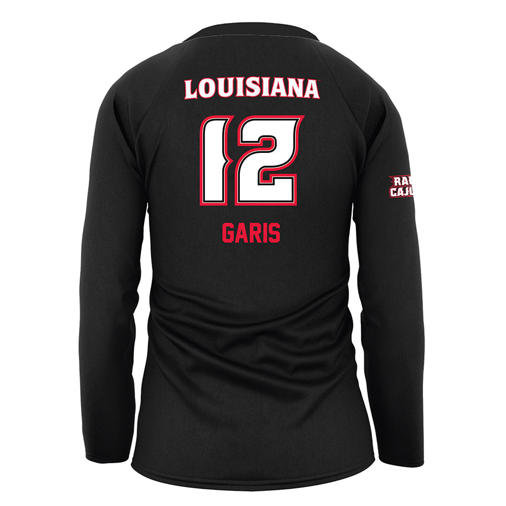 Louisiana - NCAA Women's Volleyball : Ryleigh Garis - Black Volleyball Jersey-1