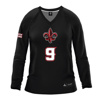 Louisiana - NCAA Women's Volleyball : Kylie Rhyan Miciotto - Black Volleyball Jersey-0