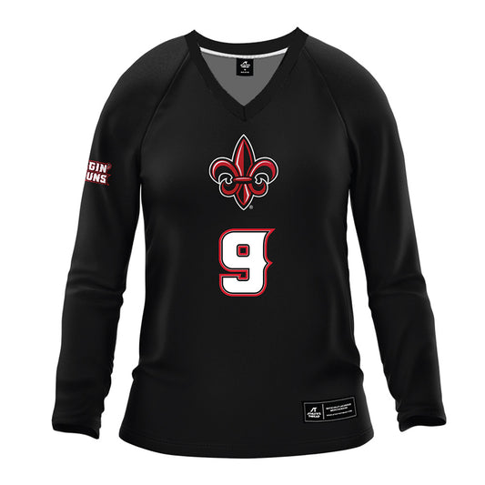 Louisiana - NCAA Women's Volleyball : Kylie Rhyan Miciotto - Black Volleyball Jersey-0