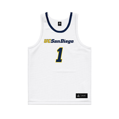 UCSD - NCAA Men's Basketball : Ryder Elisaldez - Basketball Jersey