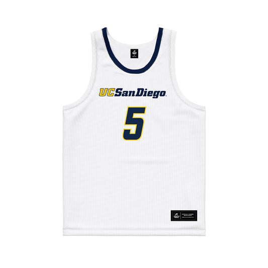 UCSD - NCAA Men's Basketball : Emanuel Prospere II - Basketball Jersey-0