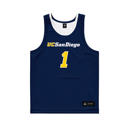 UCSD - NCAA Men's Basketball : Ryder Elisaldez - Basketball Jersey