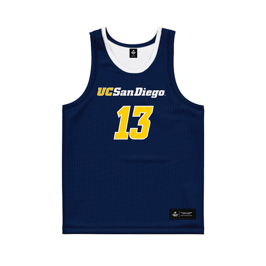 UCSD - NCAA Men's Basketball : Jaden Vance - Basketball Jersey-0