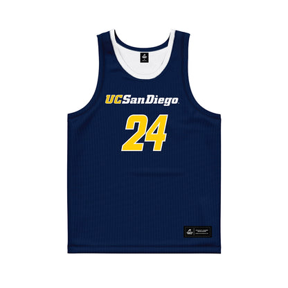 UCSD - NCAA Men's Basketball : Nordin Kapic - Basketball Jersey-0