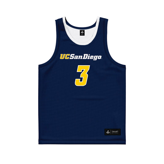 UCSD - NCAA Men's Basketball : Tyson Dunn - Basketball Jersey-0