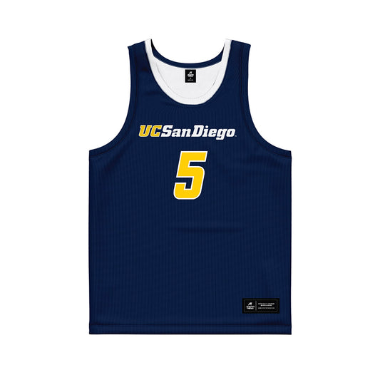 UCSD - NCAA Men's Basketball : Emanuel Prospere II - Basketball Jersey-0