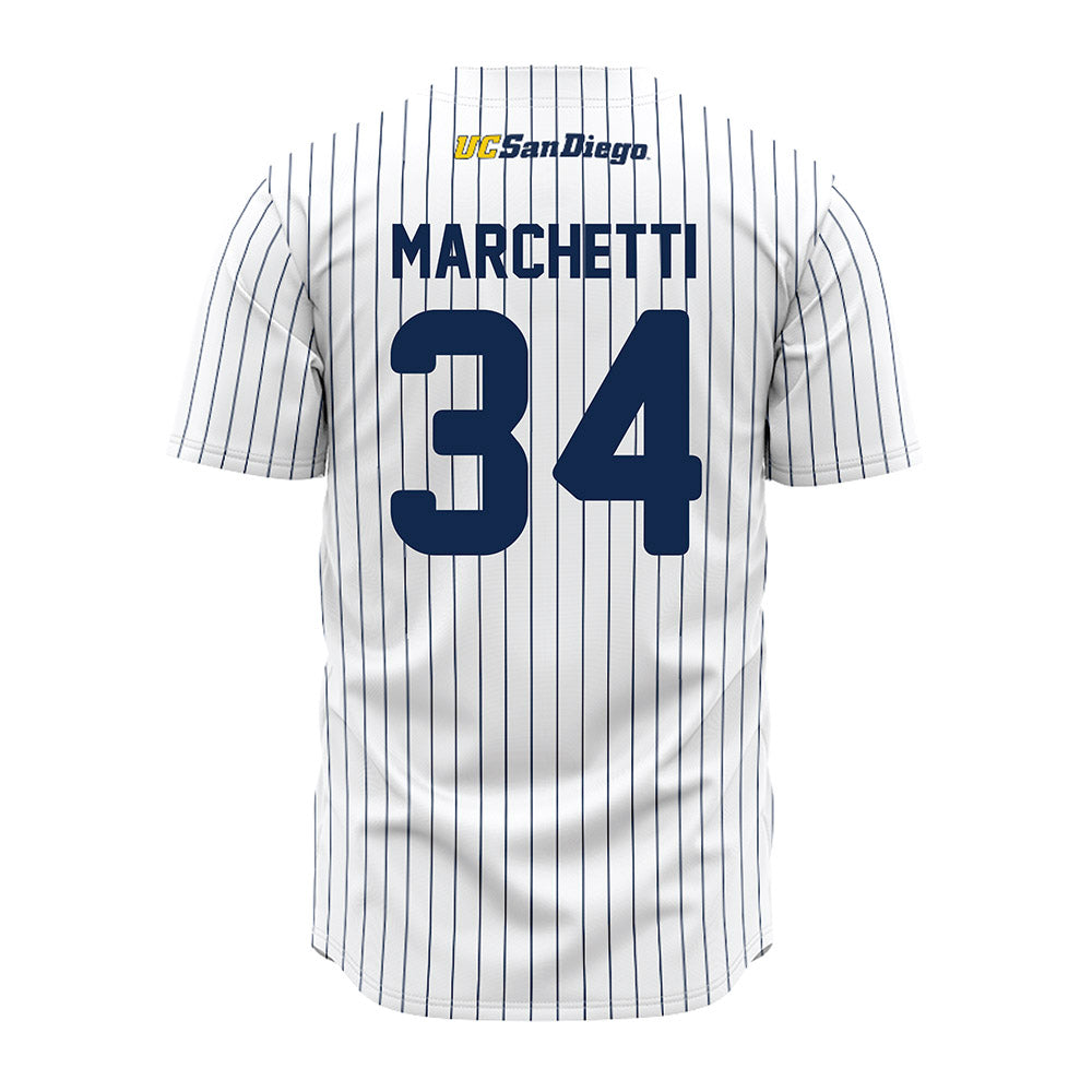 UCSD - NCAA Baseball : Landon Marchetti - Baseball Jersey