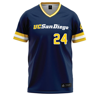 UCSD - NCAA Softball : Emma Umemura - Baseball Jersey