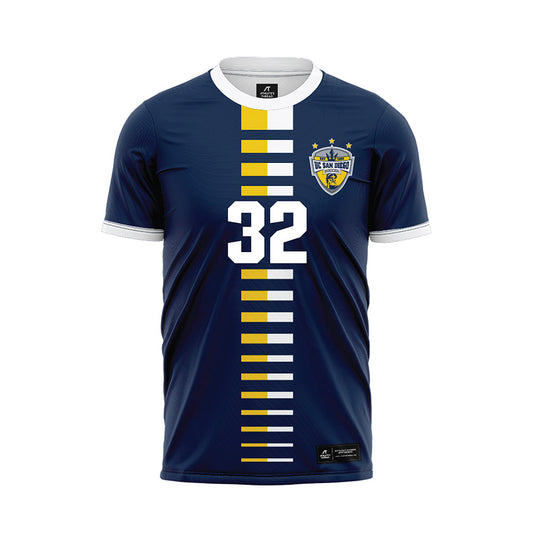 UCSD - NCAA Men's Soccer : Adam Dunbar - Soccer Jersey-0