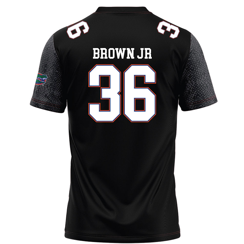 Florida - NCAA Football : Vincent Brown Jr - Black Football Jersey-1