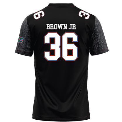 Florida - NCAA Football : Vincent Brown Jr - Black Football Jersey-1