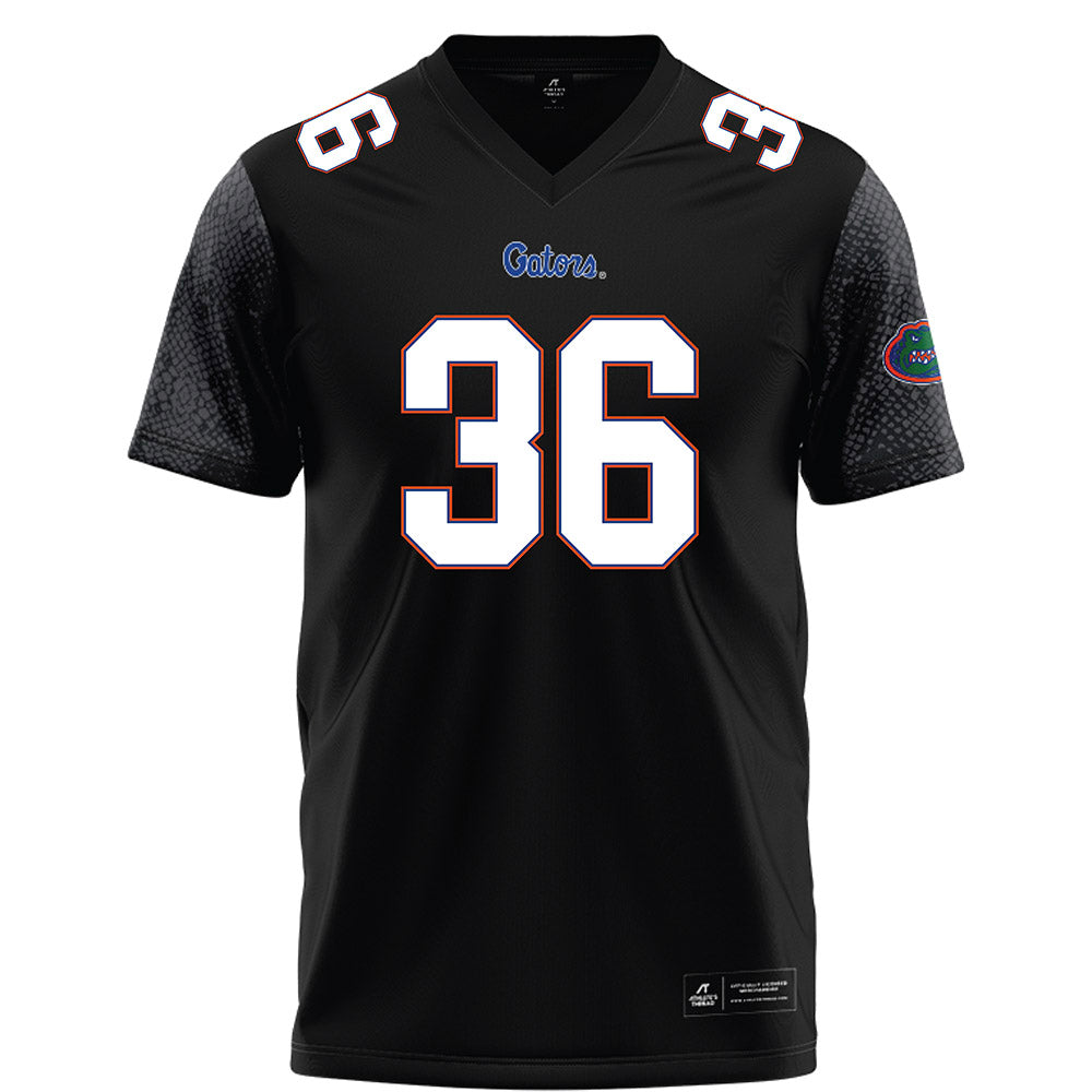 Florida - NCAA Football : Vincent Brown Jr - Black Football Jersey-0