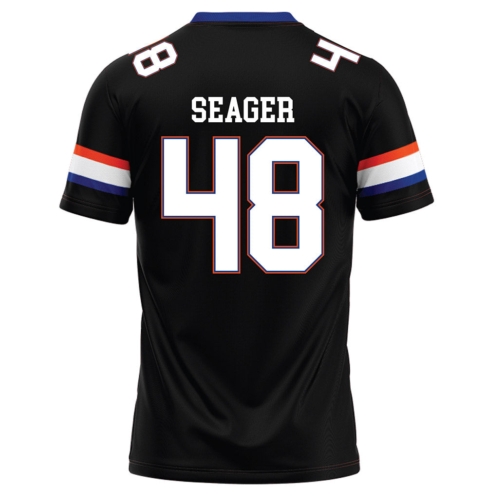 Florida - NCAA Football : Erich Seager - Black Football Jersey-1
