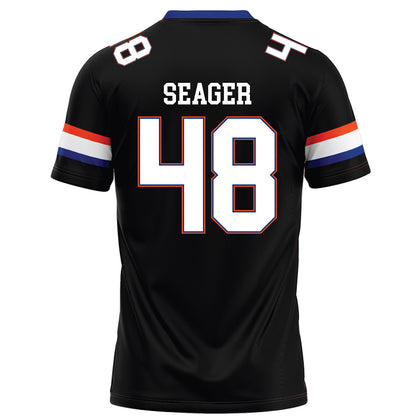 Florida - NCAA Football : Erich Seager - Black Football Jersey-1