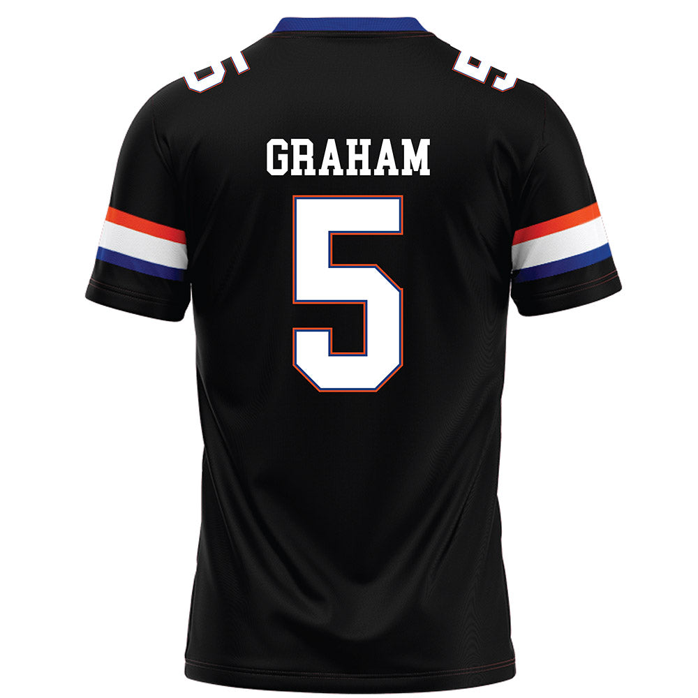 Florida - NCAA Football : Myles Graham - Black Football Jersey