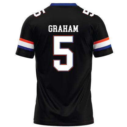 Florida - NCAA Football : Myles Graham - Black Football Jersey