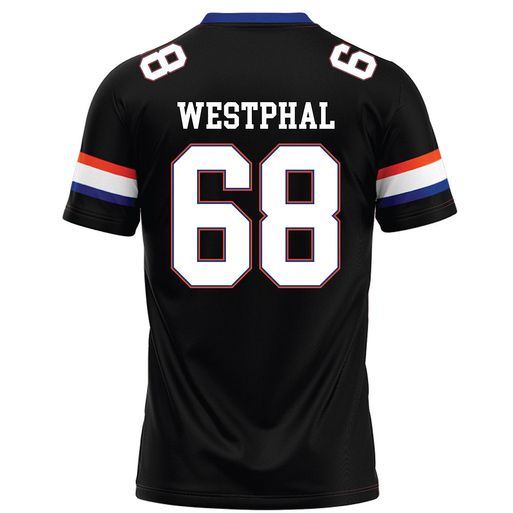 Florida - NCAA Football : Fletcher Westphal - Black Football Jersey