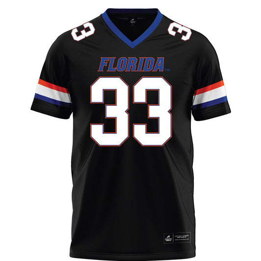 Florida - NCAA Football : Brien Taylor Jr - Black Football Jersey-0