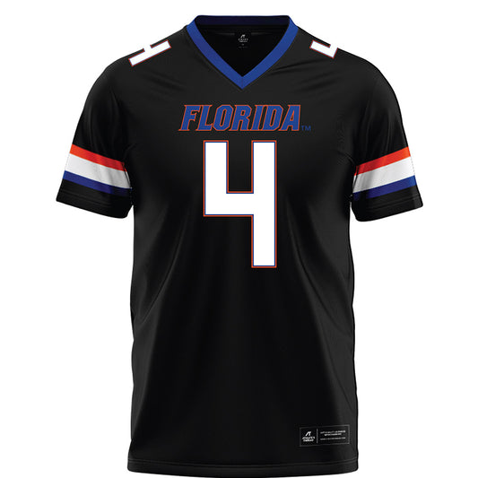 Florida - NCAA Football : TJ Abrams - Black Football Jersey