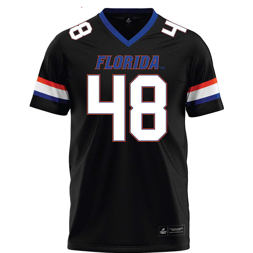 Florida - NCAA Football : Erich Seager - Black Football Jersey-0
