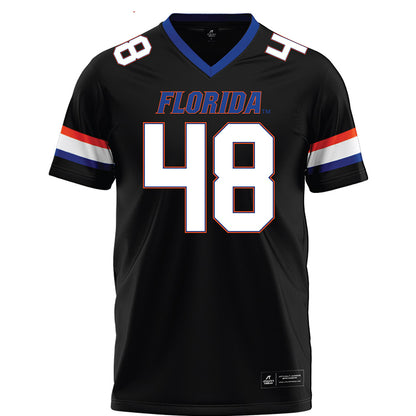 Florida - NCAA Football : Erich Seager - Black Football Jersey-0