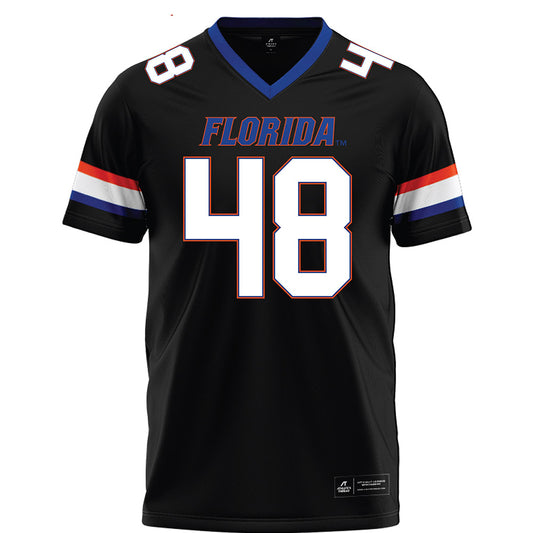 Florida - NCAA Football : Erich Seager - Black Football Jersey-0