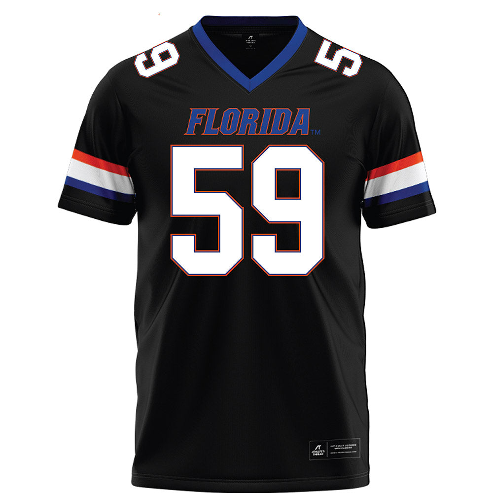 Florida - NCAA Football : Hayden Clem - Black Football Jersey-0
