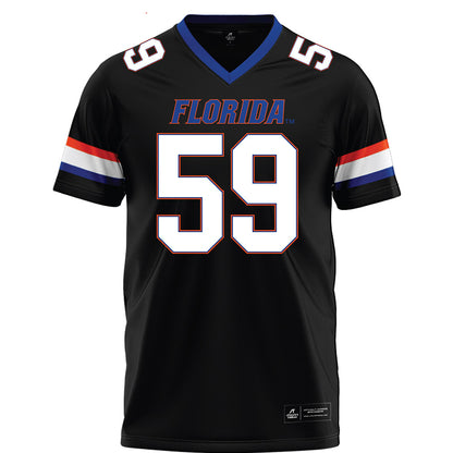 Florida - NCAA Football : Hayden Clem - Black Football Jersey-0