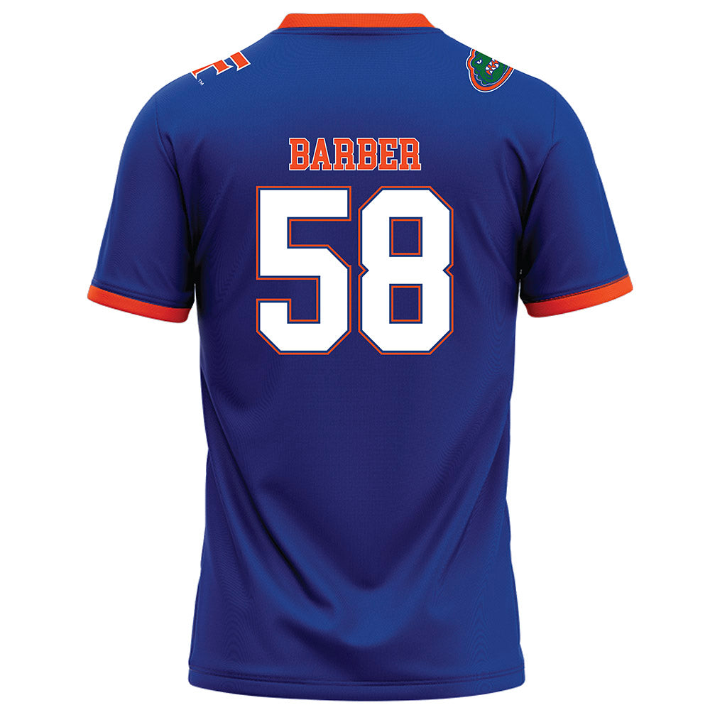 Florida - NCAA Football : Austin Barber - Royal Football Jersey