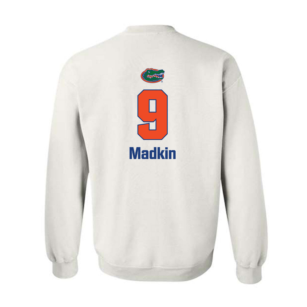 Florida - NCAA Women's Volleyball : Aniya Madkin - Replica Shersey Crewneck Sweatshirt-1