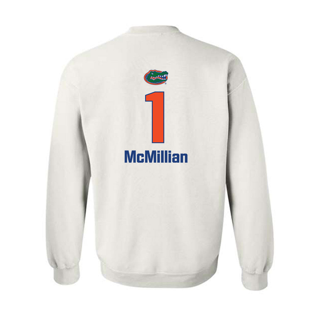 Florida - NCAA Women's Volleyball : DeAndrea McMillian - Replica Shersey Crewneck Sweatshirt-1