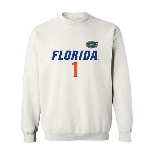 Florida - NCAA Women's Volleyball : DeAndrea McMillian - Replica Shersey Crewneck Sweatshirt-0