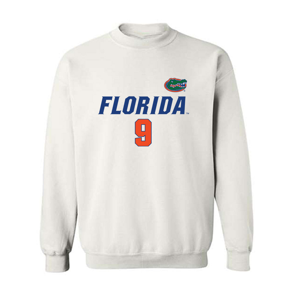 Florida - NCAA Women's Volleyball : Aniya Madkin - Replica Shersey Crewneck Sweatshirt-0