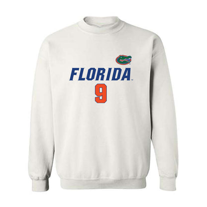 Florida - NCAA Women's Volleyball : Aniya Madkin - Replica Shersey Crewneck Sweatshirt-0