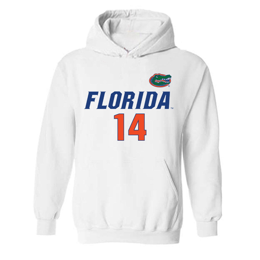 Florida - NCAA Women's Volleyball : Jordyn Byrd - Replica Shersey Hooded Sweatshirt-0