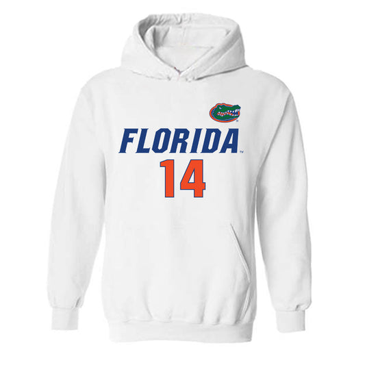 Florida - NCAA Women's Volleyball : Jordyn Byrd - Replica Shersey Hooded Sweatshirt-0