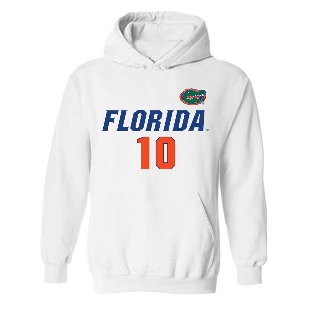 Florida - NCAA Women's Volleyball : Milica Vidacic - Replica Shersey Hooded Sweatshirt-0