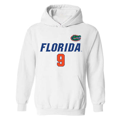 Florida - NCAA Women's Volleyball : Aniya Madkin - Replica Shersey Hooded Sweatshirt-0