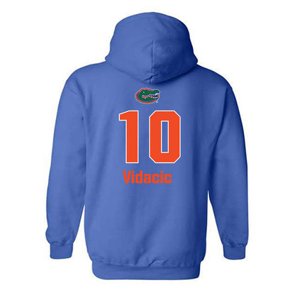 Florida - NCAA Women's Volleyball : Milica Vidacic - Replica Shersey Hooded Sweatshirt-1